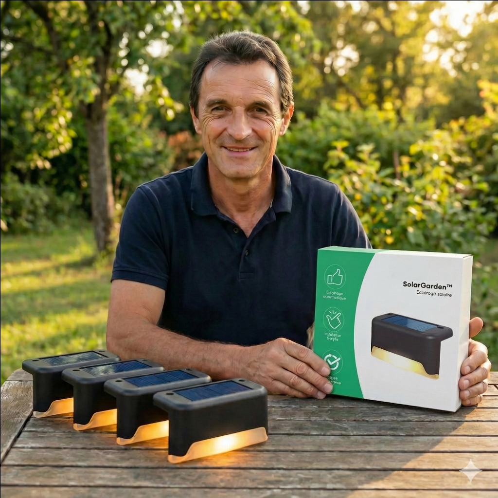 Solar Lampes LED Solaires Éclairage Automatique et Étanche pour Vos Extérieurs