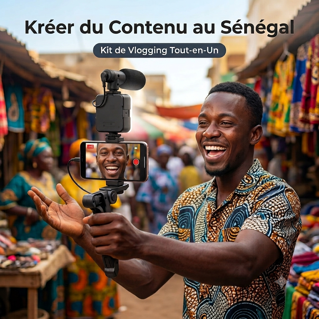 kit de vlogging smartphone