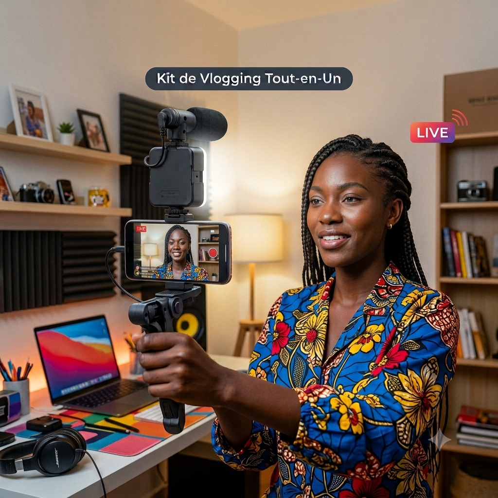 kit de vlogging smartphone