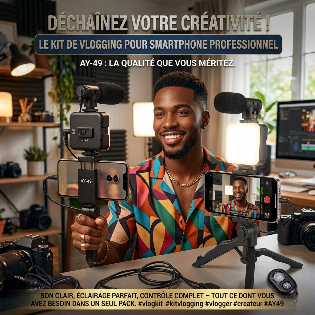 kit de vlogging smartphone