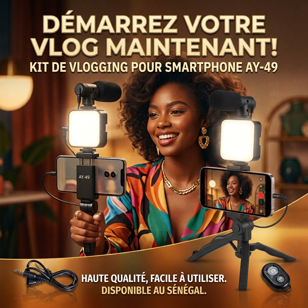 kit de vlogging smartphone