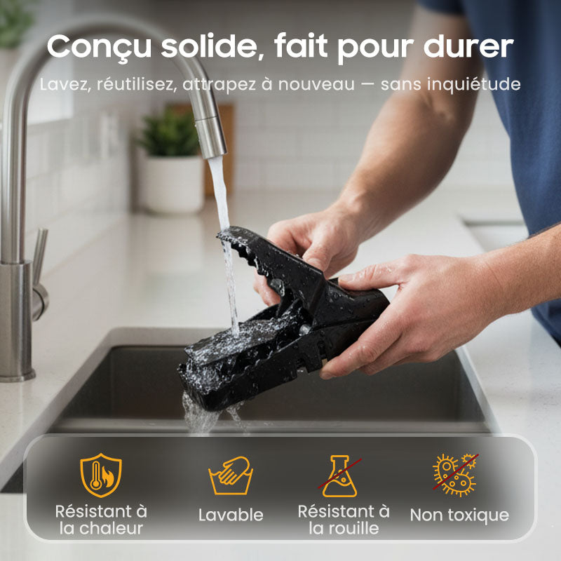 Piège à Rats Réutilisable - Déclencheur Haute Sensibilité, Sécuritaire pour Enfants/Animaux, Conception Écologique 🏡🔧