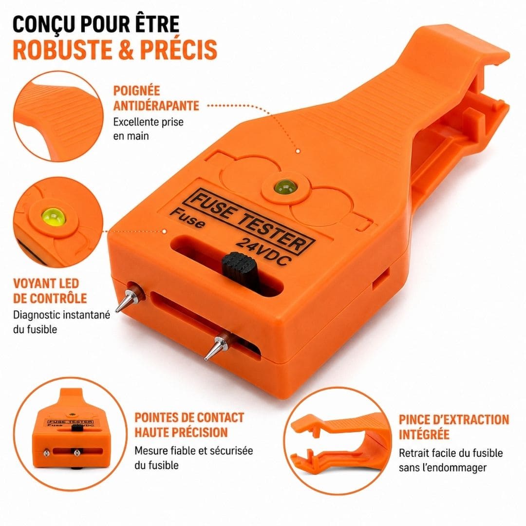 Testeur de fusibles auto – Diagnostic express sans mécanicien