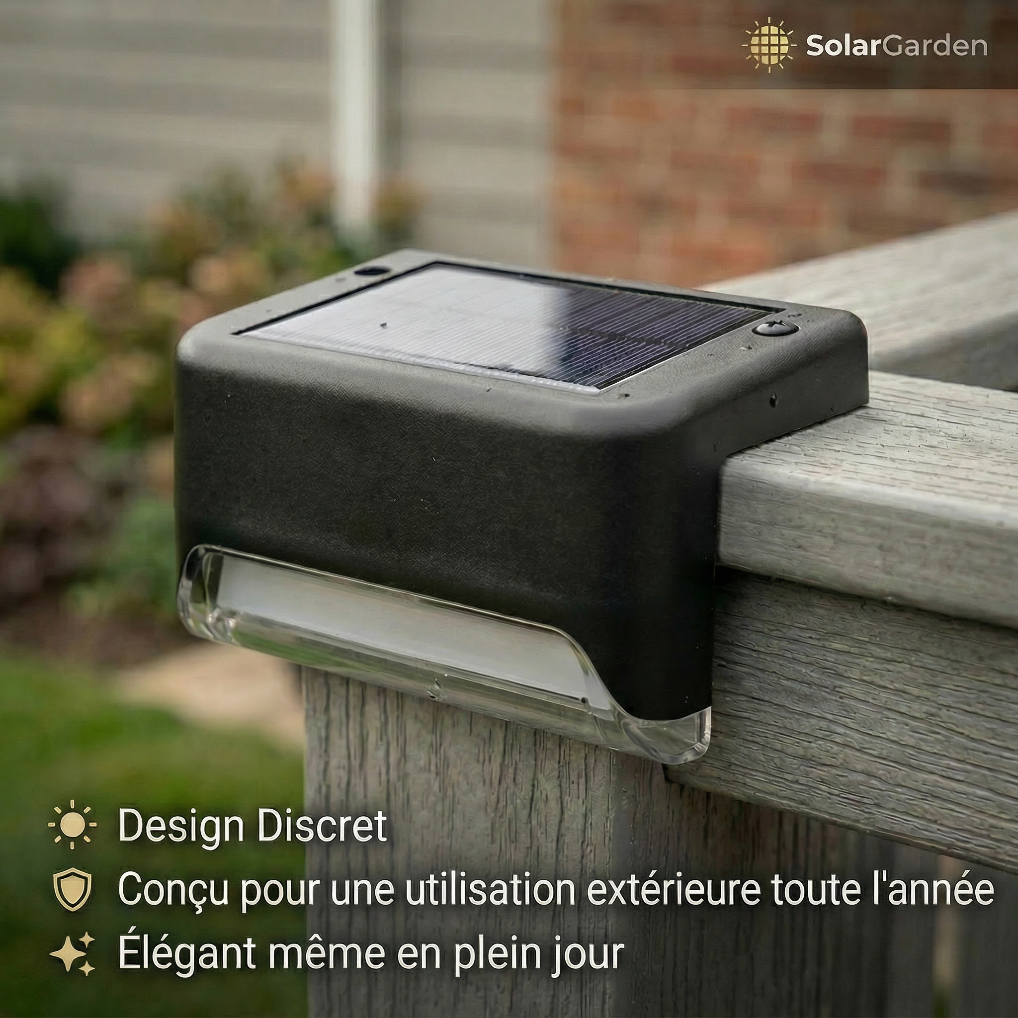 Solar Lampes LED Solaires Éclairage Automatique et Étanche pour Vos Extérieurs